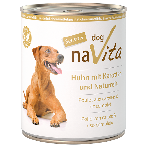 Bild von Huhn mit Karotten & Naturreis Sensitiv 800g