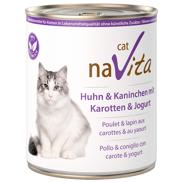 Bild von Huhn & Kaninchen mit Rübli & Joghurt 800g