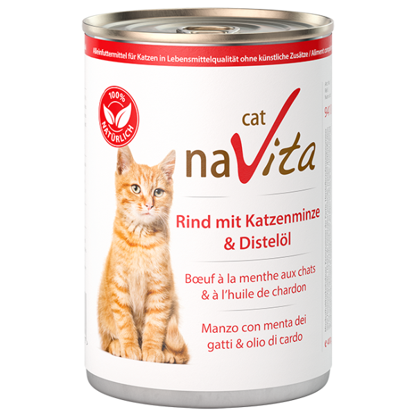 Bild von Rind mit Katzenminze & Distelöl 400g