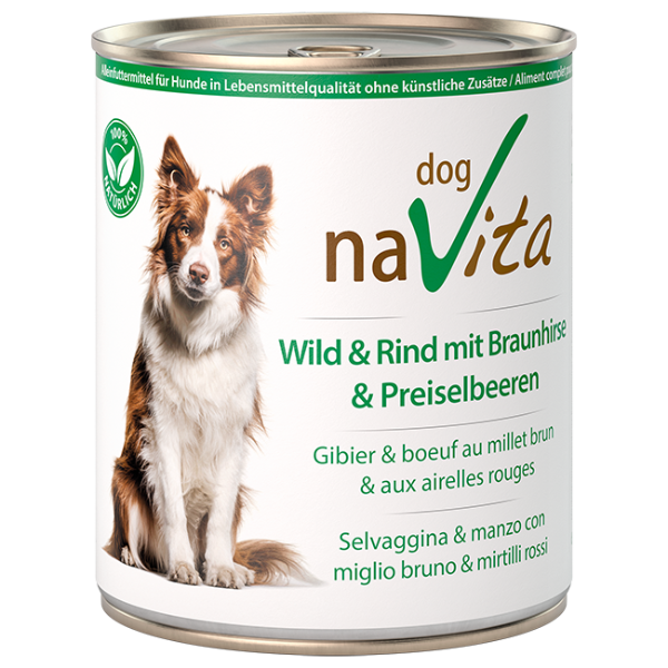 Bild von Wild & Rind mit Braunhirse & Preiselbeeren 800g