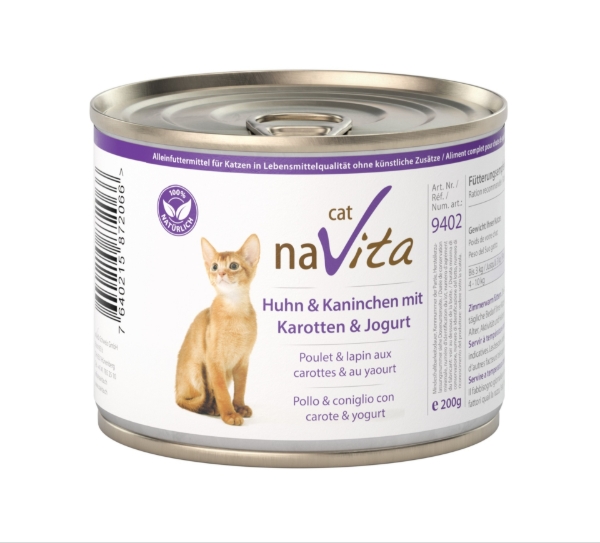 Bild von Huhn & Kaninchen mit Rübli & Joghurt 200g