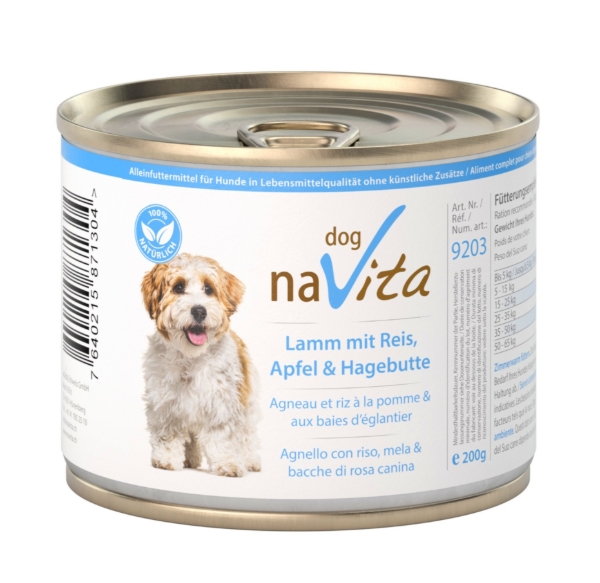 Bild von Lamm mit Reis, Apfel & Hagebutte 200g
