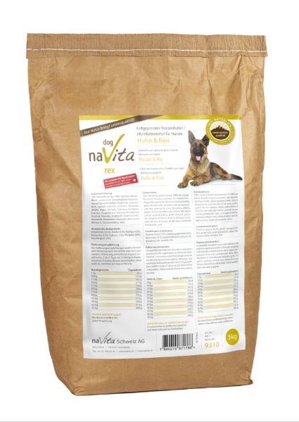 Bild von rex Huhn & Reis mit Schweizer Alpenkräutern 5kg