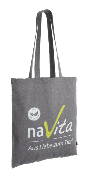 Bild von Recycling-Stofftasche, dunkelgrau meliert