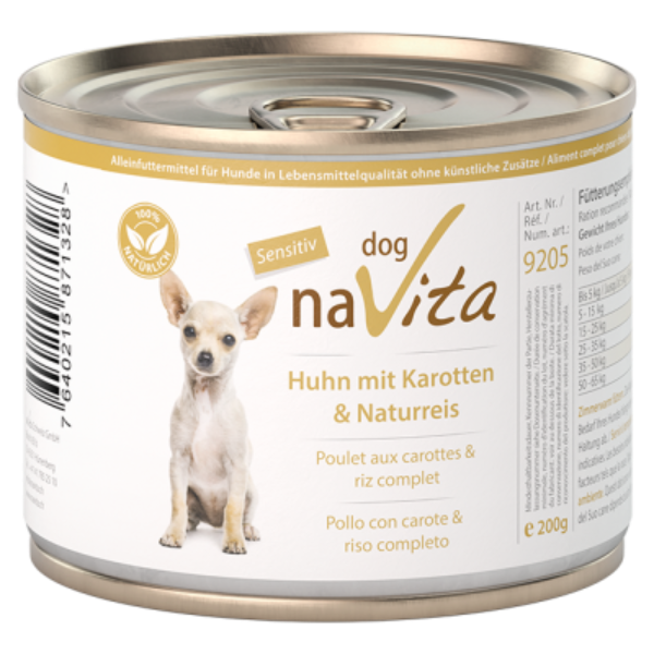 Bild von Huhn mit Karotten & Naturreis Sensitiv 200g