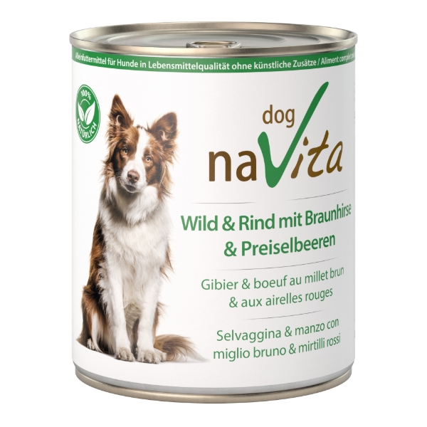 Bild von Wild & Rind mit Braunhirse & Preiselbeeren 800 g