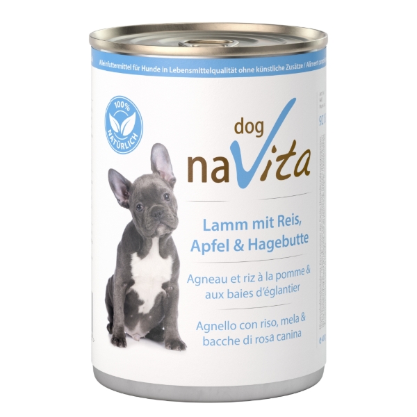 Bild von Lamm mit Reis, Apfel & Hagebutte 400 g