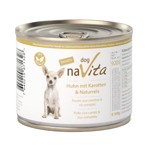 Bild von Huhn mit Karotten & Naturreis Sensitiv 200 g