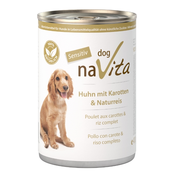 Bild von Huhn mit Karotten & Naturreis Sensitiv 400 g