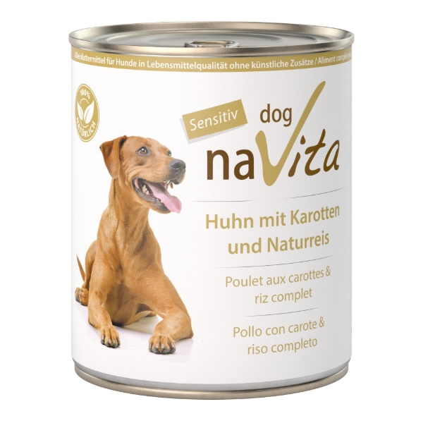 Bild von Huhn mit Karotten & Naturreis Sensitiv 800 g