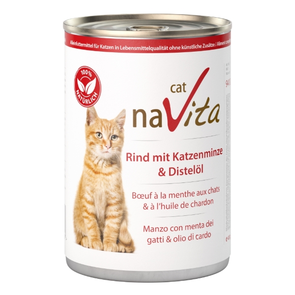 Bild von Rind mit Katzenminze & Distelöl 400 g