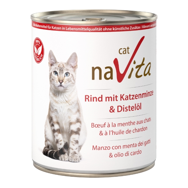 Bild von Rind mit Katzenminze & Distelöl 800 g