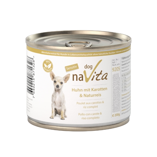 Bild von Huhn mit Karotten & Naturreis Sensitiv 200 g