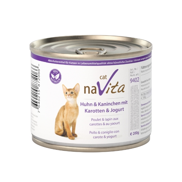 Bild von Huhn & Kaninchen mit Rübli & Joghurt 200 g